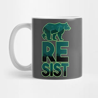 RESIST Bear T-Shirt Mug